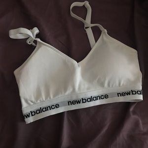 White sports bra